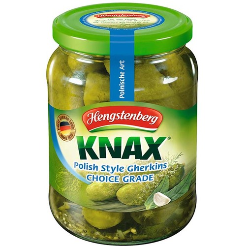 Hengstenberg Knax Gherkins Polish Style 720g