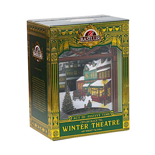 Basilur Tea Winter Theatre Act III: Festive Time Box 75g / Loose Black Mixed Tea