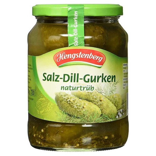 Hengstenberg Salted Dill Gherkins 720g