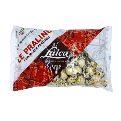 Laica Pralines White Chocolate Cream & Cereal Bag 1kg / Latte e Cereali