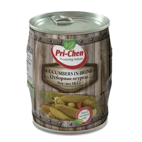 Pri-Chen Cucumber in Brine Can 540g / Kosher for Passover