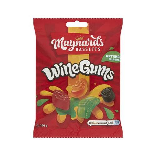 Maynards Bassetts Wine Gums 190g
