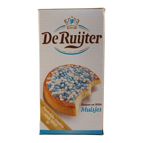 De Ruijter Anise Sprinkles Blue and White 330g