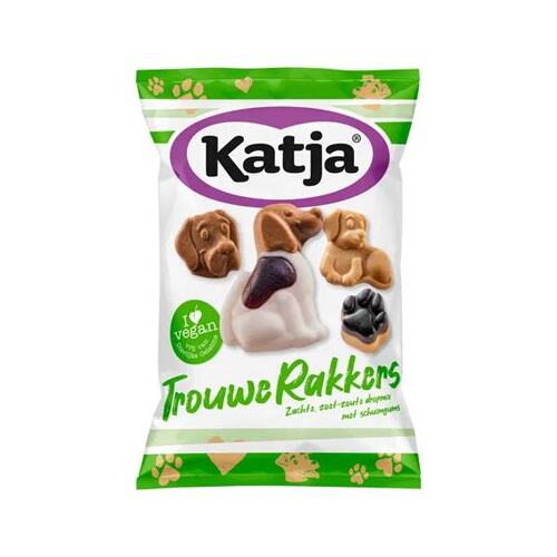Katja Sweets Licorice, Salmiak, Anise & Toffe Bag 250g / Trouwe Rakkers