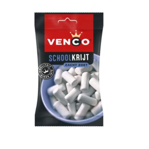Venco Dutch Licorice School Chalk 120g / Schoolkrijt