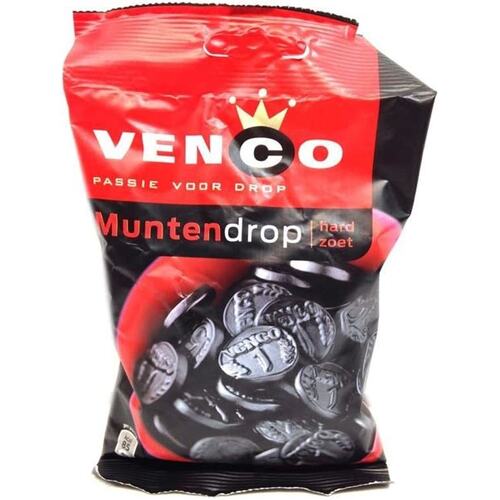 Venco Dutch Licorice Coins Bag 225g / Muntendrop