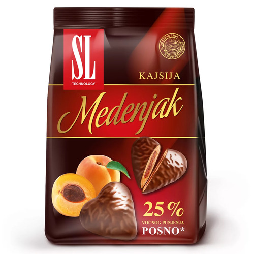 Takovo Swisslion Honey Heart Cookies Apricot 300g / Kajsija