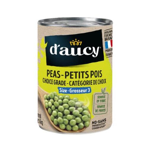 Daucy Peas Tin 398g / Petits Pois