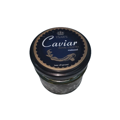 Tsar’s Royal Ossetra Sturgeon Black Caviar 100g