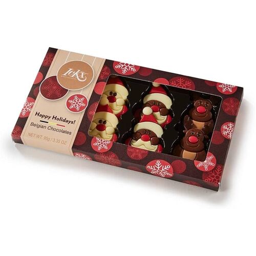 ICKX Chocolates Santas & Reindeers 8pcs Gift Box 95g