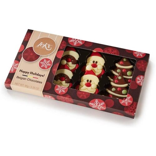 ICKX Chocolates Santas & Christmas Trees 8pcs Gift Box 95g