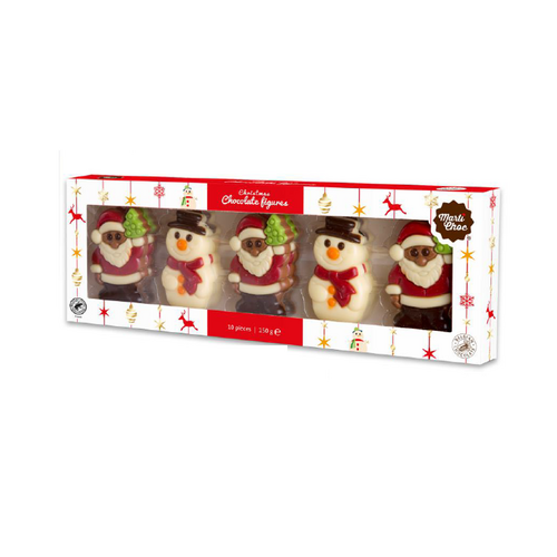 MartiChoc Chocolates Snowmen & Santas 10pcs Gift Box 150g