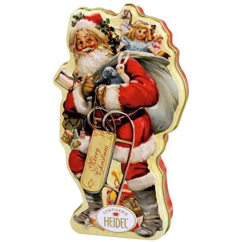 Heidel Chocolates Santa Clause Tin 86g / Christmas Nostalgia