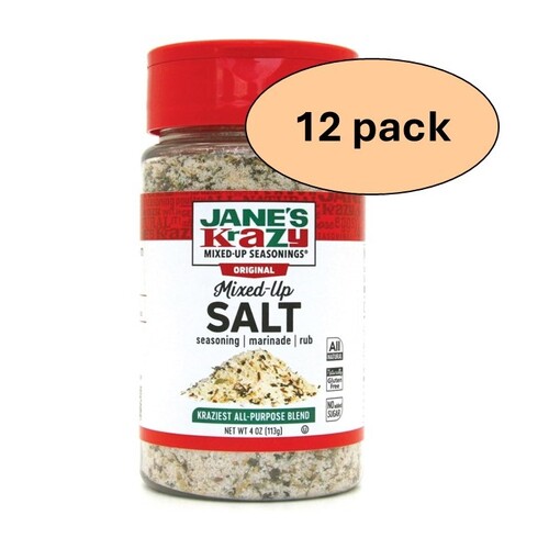 Jane's Krazy Original Mixed-Up Salt & Seasoning 113g / Pack of 12