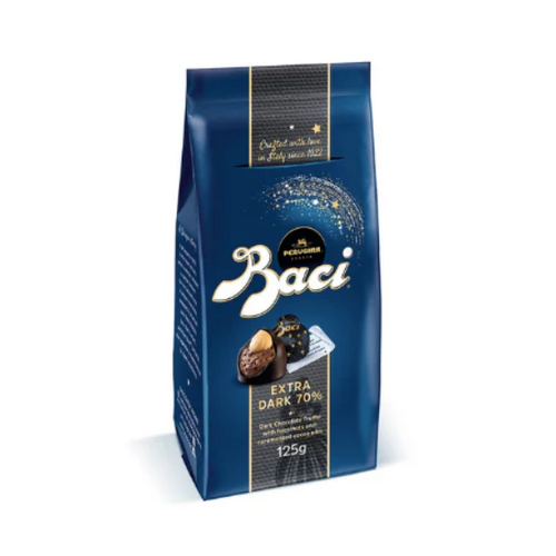 Perugina Baci Chocolates Extra Dark 70% Bag 125g