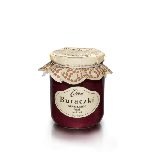 Orzel Beetroot Fried Jar 490g / Buraczki Zasmazane