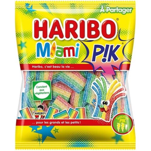 Haribo Gummies Miami Pik Bag 200g
