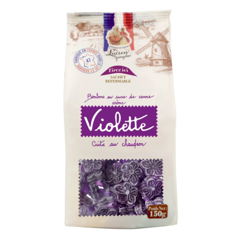 Lucien Georgelin Candies Violets Bag 150g / Violette