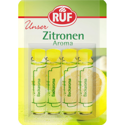 RUF Essence Lemon 4 Tubes 8ml / Zitronen Aroma