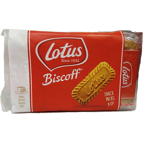 Lotus Biscoff Snack Pack 124g / 8x2 Packs