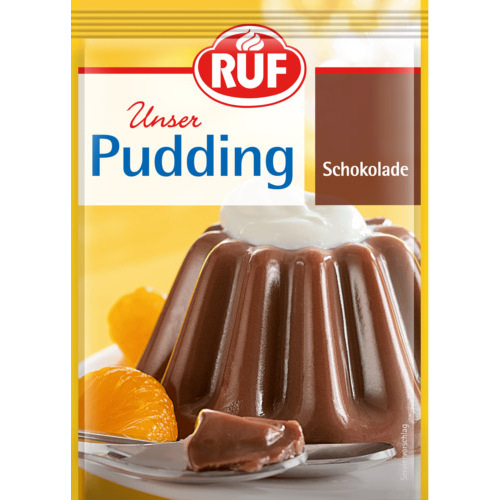 RUF Pudding Chocolate 3 Sachets 123g
