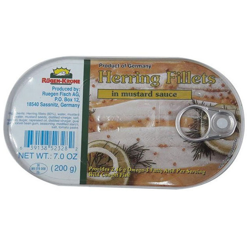 Rugen Herring Fillets in Mustard Sauce 200g